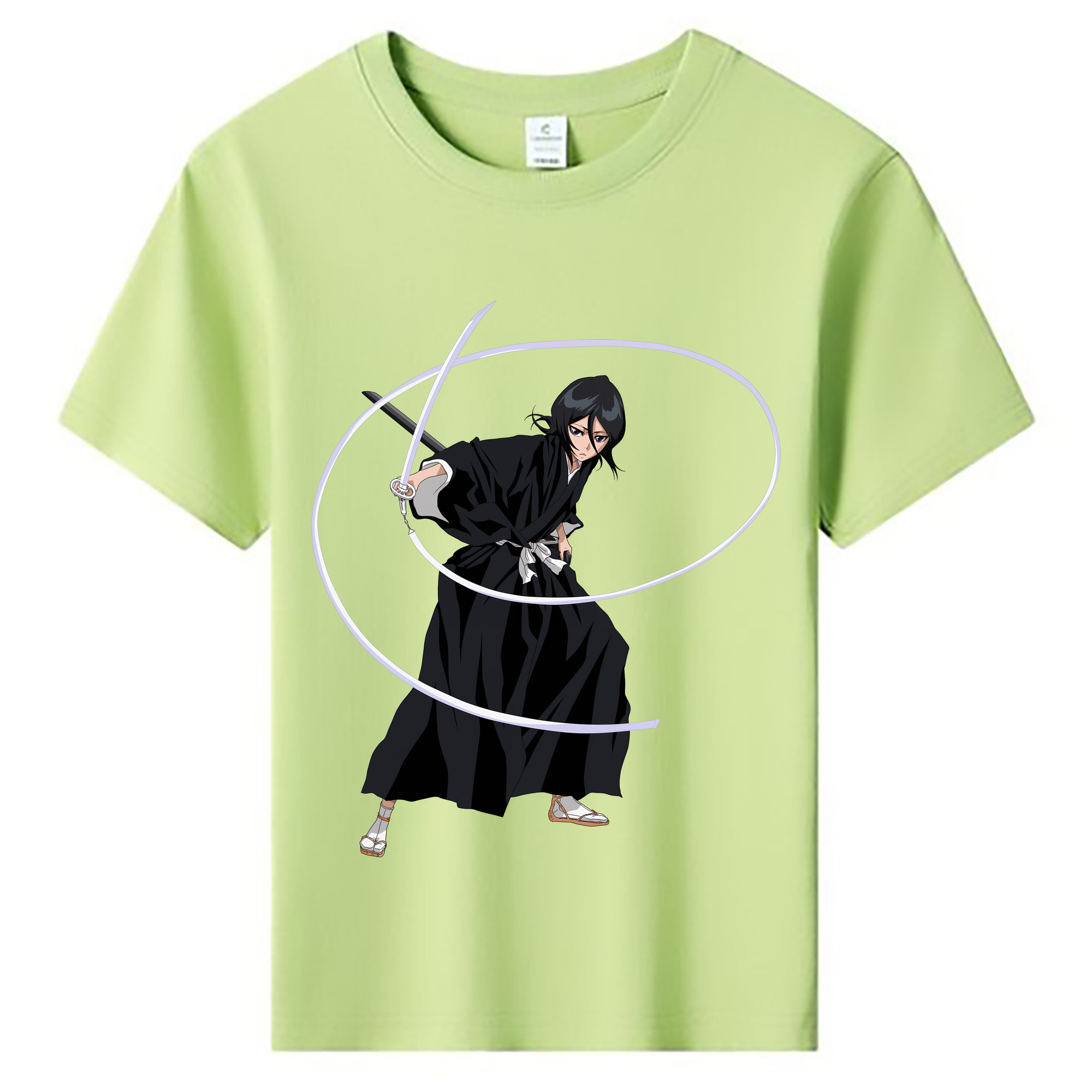 （画像用） ブリーチ 朽木ルキア BLEACH Kuchiki Rukia 綿100％キッズTシャツ（フロントプリント）